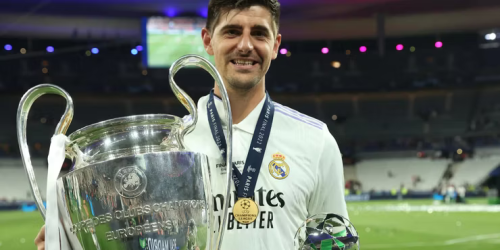 Courtois with the Champions League