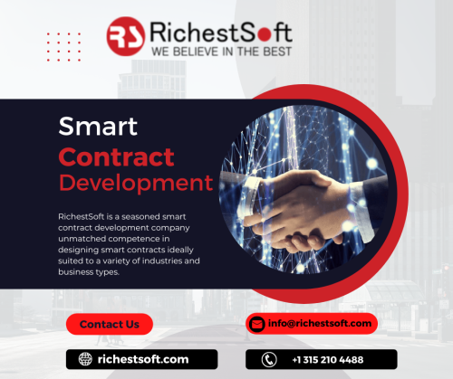 RichestSoft is a seasoned smart contract development company unmatched competence in designing smart contracts ideally suited to a variety of industries and business types.