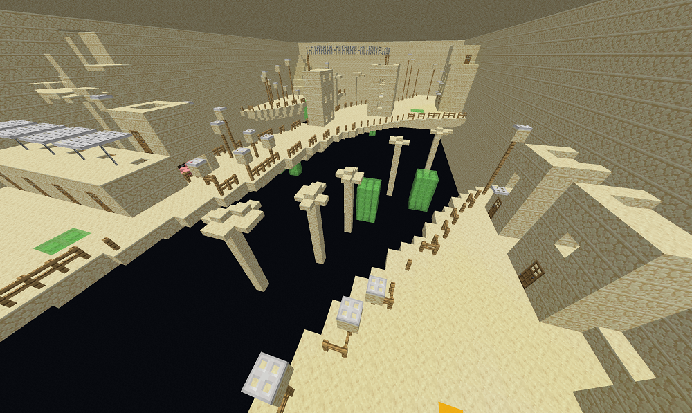 Parkour map 2. Идеи для паркура в МАЙНКРАФТЕ. Паркур в МАЙНКРАФТЕ из песка.