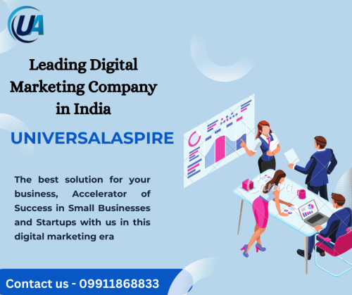 Universalaspire we are leading Top Digital Marketing Agency in India, We offer search engine marketing services, online marketing services like - email marketing services, leading digital marketing company in India Google ads / Facebook ads and Internet marketing services. We one of the digital agency in delhi ncr and our well developed team in digital marketing offer website design services and website development services

Visit - 	https://www.universalaspire.com/top-digital-marketing-agency-in-india