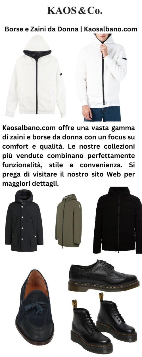 Kaosalbano.com offre una vasta gamma di zaini e borse da donna con un focus su comfort e qualità. Le nostre collezioni più vendute combinano perfettamente funzionalità, stile e convenienza. Si prega di visitare il nostro sito Web per maggiori dettagli.

https://kaosalbano.com/collections/borse-e-zaini-donna