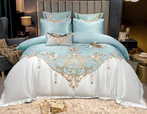 Get the ultimate sleep experience with our luxurious selection of Royal bedding sets at Luxurier.co. Shop a wide range of elegant sheets, comforters, blankets, and more to create your perfect bedroom sanctuary. For more details, visit our site.

https://luxurier.co/collections/bedding