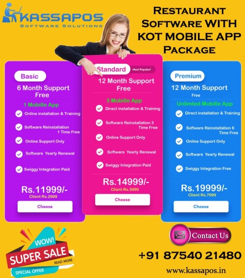 Restaurant Billing Software Package