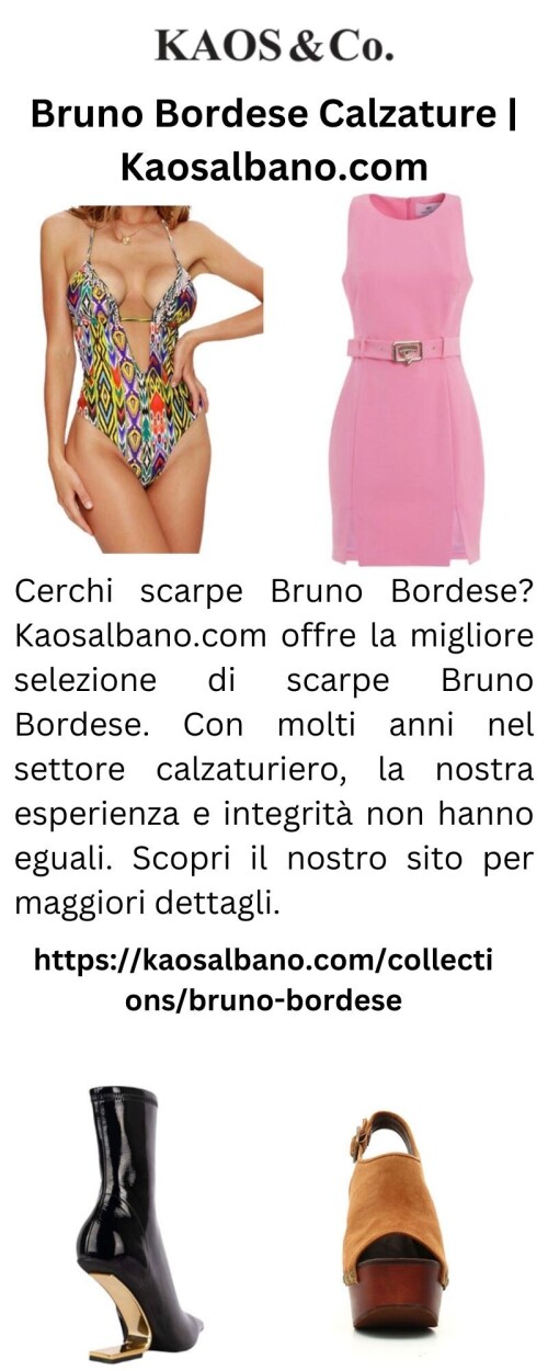 Cerchi scarpe Bruno Bordese? Kaosalbano.com offre la migliore selezione di scarpe Bruno Bordese. Con molti anni nel settore calzaturiero, la nostra esperienza e integrità non hanno eguali. Scopri il nostro sito per maggiori dettagli.

https://kaosalbano.com/collections/bruno-bordese