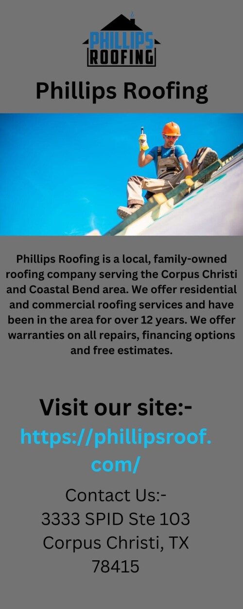 Phillipsroof.com is the leading Roofing Contractor Company providing quality services to customers in the area. We provide a wide range of roofing services from repairs to full installations. Contact us today to learn more.https://phillipsroof.com/roofing/roofing-repairs/