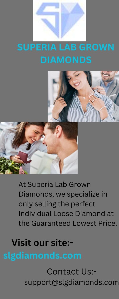 Lab grown diamonds are a beautiful and affordable alternative to natural diamonds. Slgdiamonds.com offers a wide selection of lab grown diamonds in a variety of shapes and sizes. For further info, visit our site.https://slgdiamonds.com/