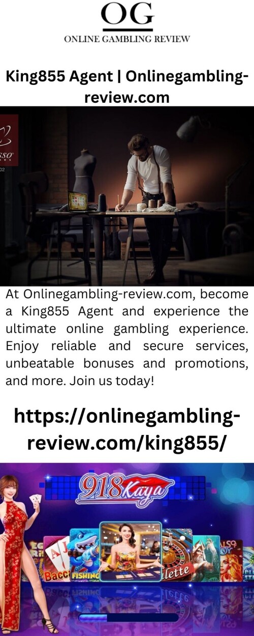 At Onlinegambling-review.com, become a King855 Agent and experience the ultimate online gambling experience. Enjoy reliable and secure services, unbeatable bonuses and promotions, and more. Join us today!

https://onlinegambling-review.com/king855/