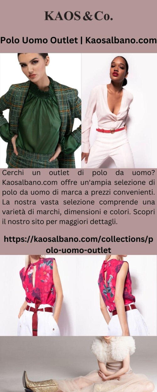 Cerchi un outlet di polo da uomo? Kaosalbano.com offre un'ampia selezione di polo da uomo di marca a prezzi convenienti. La nostra vasta selezione comprende una varietà di marchi, dimensioni e colori. Scopri il nostro sito per maggiori dettagli.

https://kaosalbano.com/collections/polo-uomo-outlet