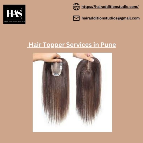 Hair Addition Studio is a  Hair Toppers Services in Pune. Has provides you non- surgical hair replacement system where a patch of hair or a wig is placed in the area where baldness has occurred. The glue and clips are quite safe and do not lead to allergic reactions on the scalp. This a a permanent, safe and quick solution to make pattern baldness!
View More at: https://hairadditionstudio.com/