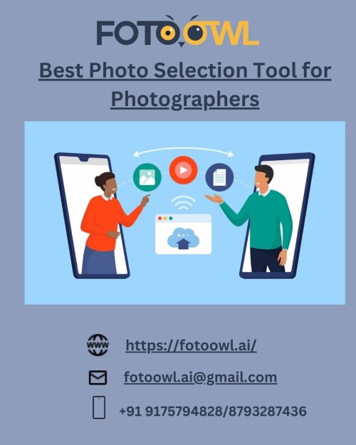 FOTOOWL is a Best Photo Selection Tool for Photographers. You can share thousands of photos within minutes.

Read More at:https://fotoowl.ai/