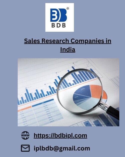 BDB India Private Limited is a leading global business strategy consulting and Market Research Company in India. Since 1989, BDB has been providing clients with solutions to expand their businesses in the Indian and international marketplace. We are an ISO certified company. BDB is Best Sales Research Companies in India

View more at: https://bdbipl.com/