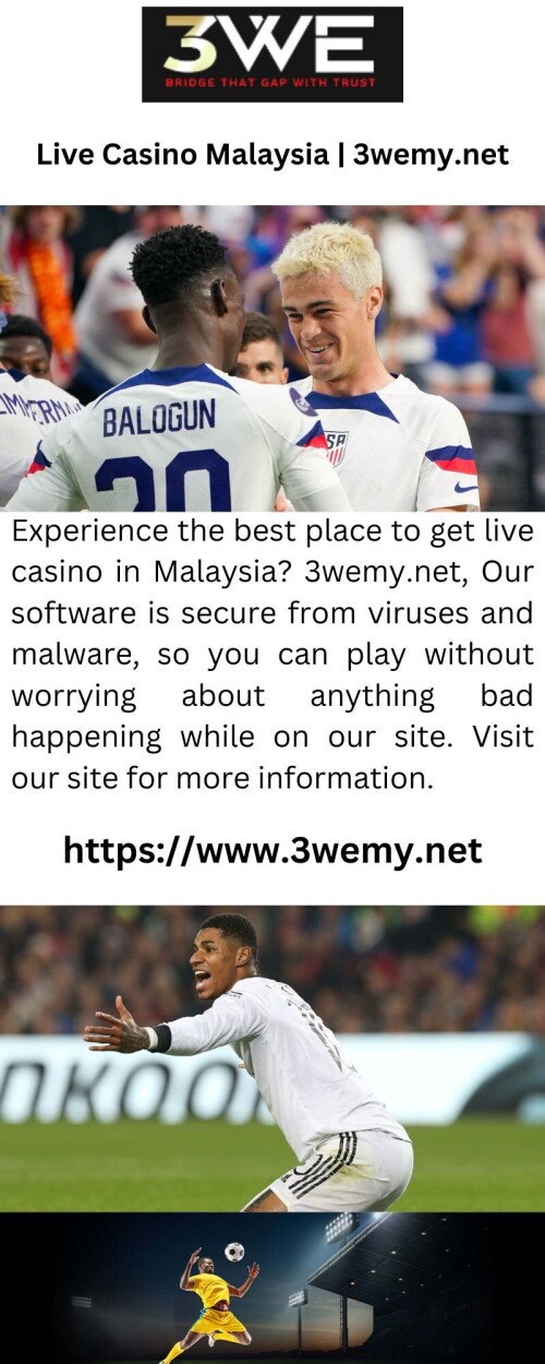 Experience the best place to get live casino in Malaysia? 3wemy.net, Our software is secure from viruses and malware, so you can play without worrying about anything bad happening while on our site. Visit our site for more information.

https://www.3wemy.net/live-casino