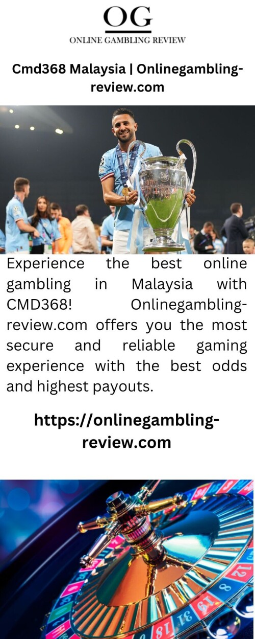 Experience the best online gambling in Malaysia with CMD368! Onlinegambling-review.com offers you the most secure and reliable gaming experience with the best odds and highest payouts.



https://onlinegambling-review.com/cmd368/