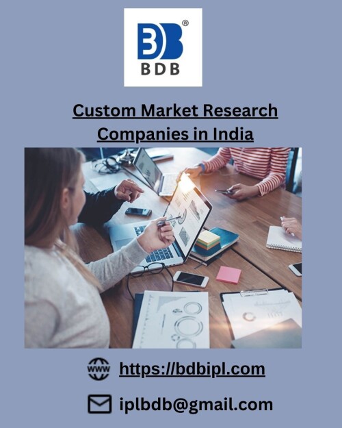 BDB India Private Limited is a leading global business strategy consulting and Market Research Company in India. Since 1989, BDB has been providing clients with solutions to expand their businesses in the Indian and international marketplace. We are an ISO certified company. BDB India gives best research on Custom Market Research.
View More at: https://bdbipl.com