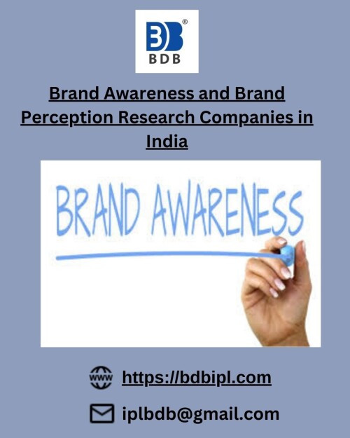 BDB India Private Limited is a leading global business strategy consulting and market research company in India. Since 1989, BDB has been providing clients with solutions to expand their businesses in the Indian and international marketplace. We are an ISO certified company. BDB India .is a Best Brand Awareness and Brand Perception Research Companies in India
View More at: https://bdbipl.com/