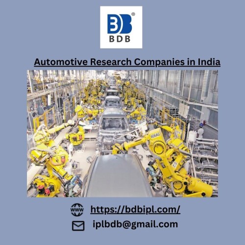 BDB India is the leading global business strategy consulting and market research firm for Automotive Research.  We have a team of best market researchers, business analysts and business consultants.  We develop time bound strategic roadmaps for our clients.
BDB’s unparalleled experience in the automobile sector includes strategy consulting assignments in every field of motorized vehicles, be it regular two wheelers or passenger cars, light commercial vehicles, heavy vehicles, special purpose vehicles or even off highway equipment like excavators. 
View More at: https://bdbipl.com/