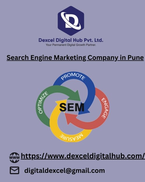 Dexcel Digital Hub gives Best Solution for your business. They provides all services in Digital Marketing like SEO,SMO,SEM . Dexcel Digital Hub helps to  grow our network easily. Dexcel Digital Hub is a Best Search Engine Marketing Company in Pune. In today's highly competitive digital landscape, establishing a strong online presence is paramount for the success of any website or business. 
View More at: https://www.dexceldigitalhub.com/