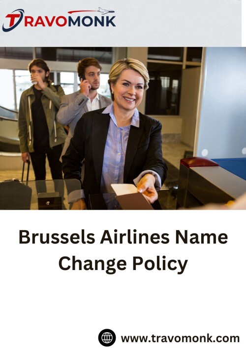 Effortlessly alter passenger names on Brussels Airlines tickets for precise bookings. "Name change Brussels Airlines" service empowers travelers to correct errors or update personal details seamlessly. This traveler-centric solution exemplifies the airline's commitment to enhancing convenience, streamlining processes, and ensuring a hassle-free experience for individuals seeking accurate and up-to-date travel information.
Read More -https://www.travomonk.com/name-change/brussels-airlines-name-change-policy/