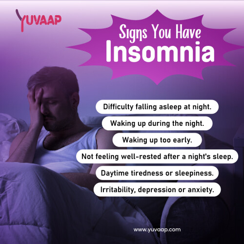 Signs of you have Insomnia
https://www.yuvaap.com/blogs/12-foods-to-avoid-for-lose-weight/