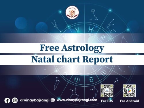 Unveil the mysteries of your life's journey with Dr. Vinay Bajrangi's Free Astrology Natal Chart Report. Expert analysis of planetary positions offers deep insights into your personality, relationships, and future. Navigate life's complexities armed with celestial knowledge. Embrace self-discovery and make informed choices. Your cosmic map awaits, guiding you towards a fulfilling path. If you are looking Free horoscope matching for marriage contact us. For more info visit: https://www.vinaybajrangi.com/kundli.php | https://www.vinaybajrangi.com/marriage-astrology/kundli-matching-horoscopes-matching-for-marriage.php |  https://www.vinaybajrangi.com/services/online-report/business-partnership-compatibility.php