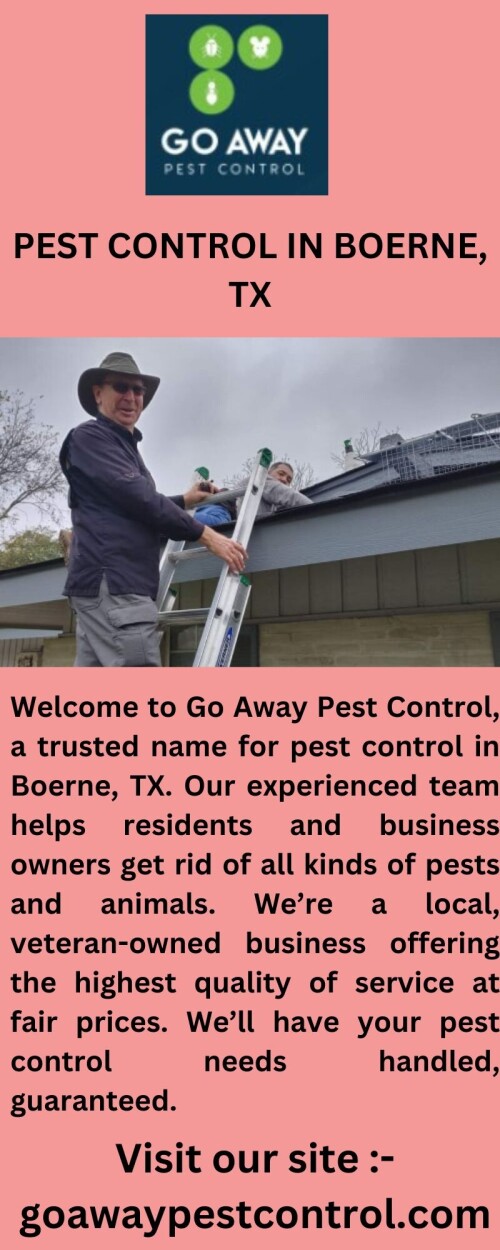 Avoid letting bugs destroy your house or place of work. You may regain control by using the quick and efficient pest control services provided by goawaypestcontrol.com. Get a free estimate right now!


https://goawaypestcontrol.com/pest-control/