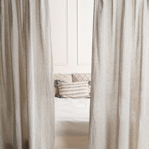 Visit Now:- https://theartboxstore.com/collections/linen-curtains

Introducing our beautiful striped gauze linen door curtains! These curtains showcase a minimalist design with their clean and elegant striped pattern.

Crafted from breathable linen, they offer both style and functionality. The lightweight fabric allows for proper air circulation, ensuring a fresh and airy ambiance in any room.

One of the standout features of our Linen Curtains Online is their versatility. They effortlessly blend into any home décor, whether it be a modern cottage style or a vintage-inspired living room or bathroom.