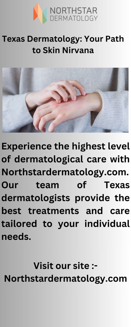 Experience the best dermatological care with Northstardermatology.com. Our team of experienced dermatologists are here to provide you with personalized care and treatment near you. Find relief today!


https://www.northstardermatology.com/