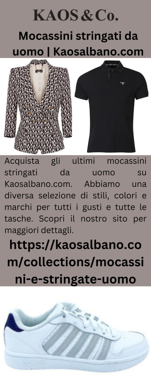 Acquista gli ultimi mocassini stringati da uomo su Kaosalbano.com. Abbiamo una diversa selezione di stili, colori e marchi per tutti i gusti e tutte le tasche. Scopri il nostro sito per maggiori dettagli.


https://kaosalbano.com/collections/mocassini-e-stringate-uomo