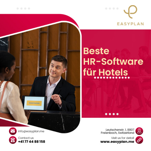 Easyplan Hospitality bietet eine HR-Digitalisierungssoftware an, die Managern in der Hotellerie und Gastronomie hilft, mehr Zeit zu sparen, indem sie ihnen LGAV-konforme Vertragserstellung, Zeiterfassung, Planung und Kommunikationswerkzeuge bereitstellt.

For more: https://www.easyplan.me/