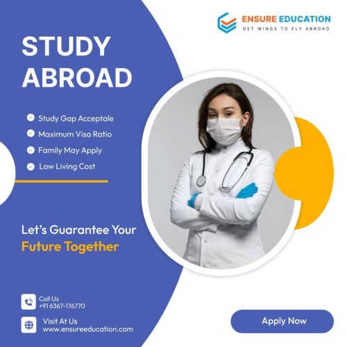 Fulfill your dream of becoming a doctor with EnsureEducation, India's leading MBBS abroad consultants. We provide expert guidance and assistance for securing admissions to top medical universities worldwide. Contact us today to start your journey.

https://www.ensureeducation.com/