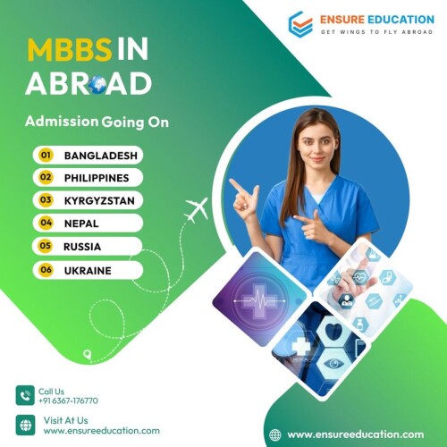 Ensure Education is Delhi based Education Consultancy that give advice for the Future career and assist student in the complete process of admission regarding MBBS in INDIA and ABROAD. We are partners with a number of universities in Abroad which makes it more convenient for us to provide the complete assistance To our students in each and every point required.

https://www.ensureeducation.com/