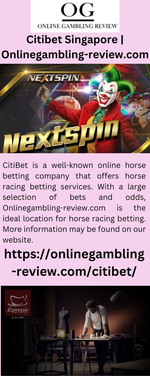 CitiBet is a well-known online horse betting company that offers horse racing betting services. With a large selection of bets and odds, Onlinegambling-review.com is the ideal location for horse racing betting. More information may be found on our website.

https://onlinegambling-review.com/citibet/