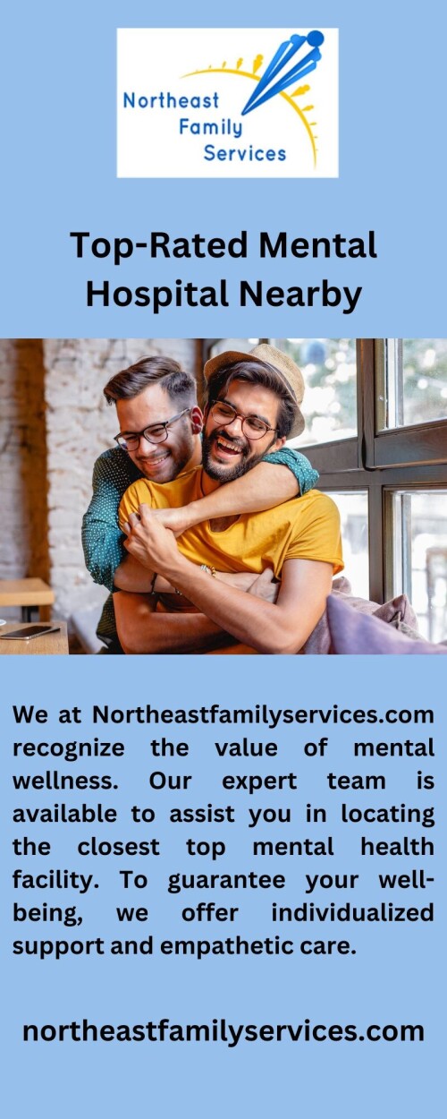 We at Northeastfamilyservices.com recognize the value of mental wellness. Our expert team is available to assist you in locating the closest top mental health facility. To guarantee your well-being, we offer individualized support and empathetic care.

https://www.northeastfamilyservices.com/