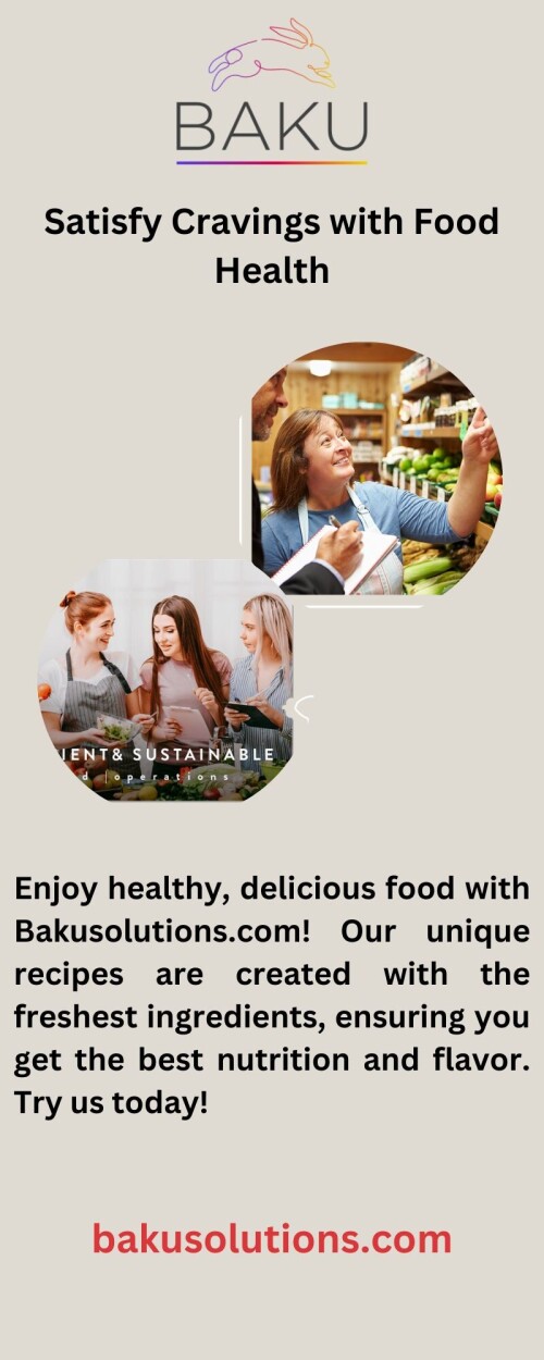 Eat healthy and feel good with Bakusolutions.com! Our products are made with natural and nutritious ingredients, so you can trust that you're getting the best for your body. Shop now and start living healthier today!


https://www.bakusolutions.com/services/catering-event-planning/
