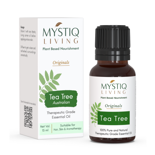 Discover the answer to "Does Tea Tree Oil Darken Skin?" at Mystiqliving.com. Find out how to safely use Tea Tree Oil without risking any skin discolouration. Shop for premium quality Tea Tree Oil products now!

https://www.mystiqliving.com/products/mystiq-living-tea-tree-essential-oil-15-ml-100-pure-and-natural-skin-pimples-scars-acne-hair