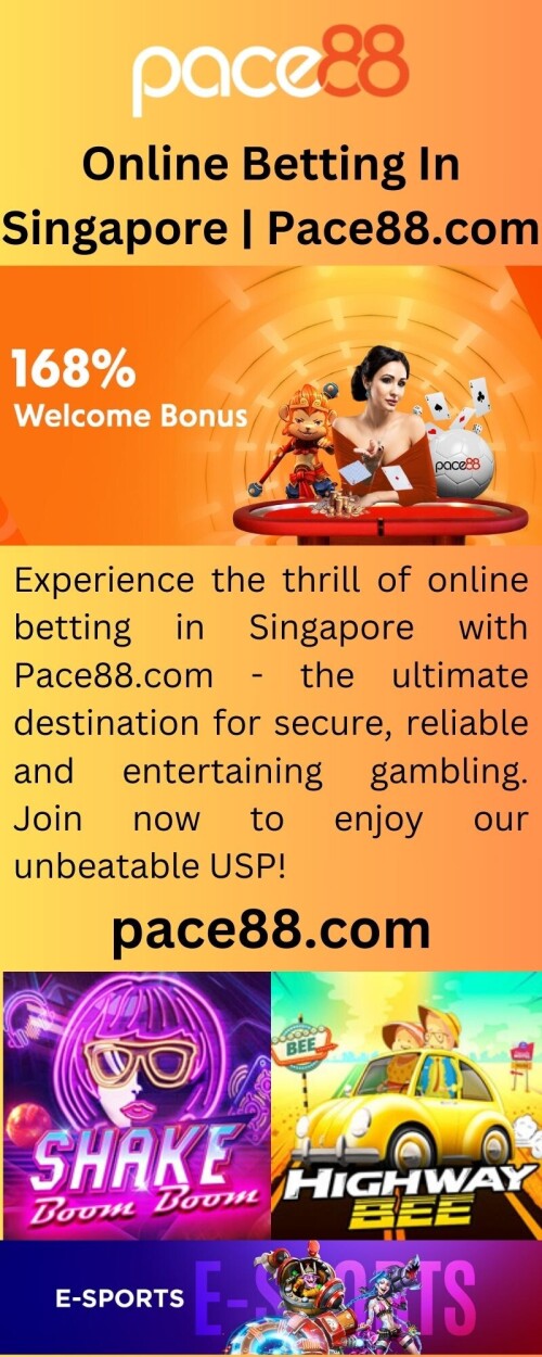 Experience the thrill of online betting in Singapore with Pace88.com - the ultimate destination for secure, reliable and entertaining gambling. Join now to enjoy our unbeatable USP!

https://www.pace88.com/
