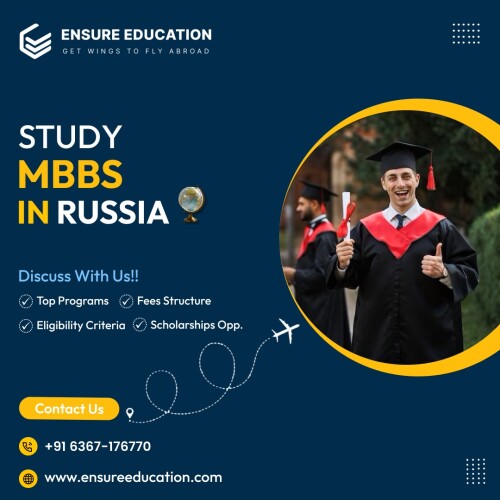 EnsureEducation is a leading consultancy company that helps students pursue MBBS education in Russia. They have a strong track record of success in placing students in top medical universities in Russia and other countries. If you are interested in pursuing MBBS in Russia, you can contact EnsureEducation for more information. The company will be happy to assist you with the application process.

https://www.ensureeducation.com/study-mbbs/mbbs-in-russia