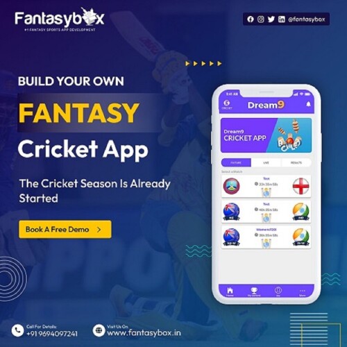 Looking for a top-notch Fantasy Cricket App Development Company in India? Fantasybox specialises in crafting custom sports applications, ensuring an immersive user experience with advanced features and seamless functionality.  Trust our expertise to transform your cricket fantasy into a reality. Contact us for unparalleled Fantasy Cricket App Development today.

https://www.fantasybox.in/fantasy-cricket-app-development