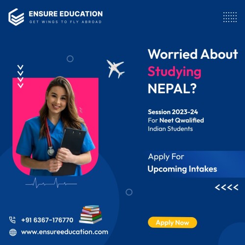 Pursue your MBBS dream in Nepal with EnsureEducation, your trusted advisor. We navigate you through the admissions process, guide you on selecting top colleges, and provide comprehensive support for a smooth transition.

Contact Us:
https://www.ensureeducation.com/