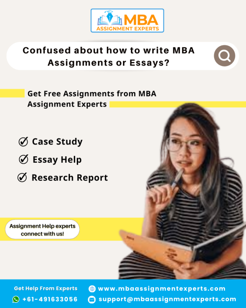 Looking for MBA assignment help? Our article provides comprehensive guidance and tips to excel in your MBA assignments. Get expert assistance and achieve academic success with our reliable services. visit now https://www.mbaassignmentexperts.com/mba-assignment-help