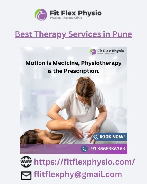 We are proud to offer a wide range of comprehensive services to meet the needs of adults, seniors, and pediatric patients. Our team of professional caregivers specialize in providing personalized medical care, rehabilitative therapy and companion assistance. Fit Flex Physio is a Best Therapy Services in Pune
View More at: https://fitflexphysio.com/