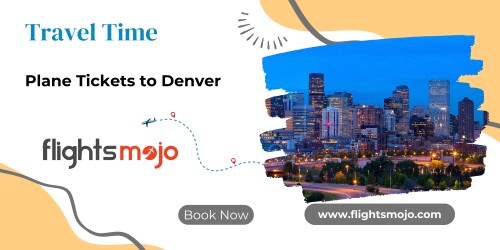 Book Cheap flights to Denver at a low price. Get the cheapest deals on your next flight on FlightsMojo. Also, grab the best deals for different destinations and airline tickets.

https://www.flightsmojo.com/cheap-flights-to-denver-den
