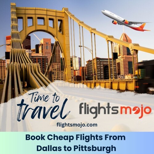 Book flights from Dallas to Pittsburgh tickets with Flightsmojo and enjoy a seamless travel experience. Discover the best flight deals, convenient options, and top-notch customer service, all in one user-friendly platform. Plan your journey effortlessly and embark on a memorable trip between these vibrant cities with Flightsmojo as your trusted travel companion.

https://www.flightsmojo.com/flights/dallas-dfw-pittsburgh-pit-cheap-airtickets