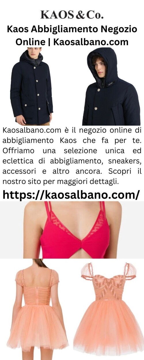 Kaosalbano.com è il negozio online di abbigliamento Kaos che fa per te. Offriamo una selezione unica ed eclettica di abbigliamento, sneakers, accessori e altro ancora. Scopri il nostro sito per maggiori dettagli.

https://kaosalbano.com/