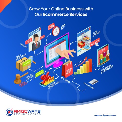 Amigoways is one of the most trusted eCommerce development company in Madurai, We offer effective and successful eCommerce website & extension development for all types of B2B & B2C organizations. Amigoways is a team of well-trained, certified tech professionals who structure your venture with a business suite. Our multitude of services for your business upliftment on the business market.

Our eCommerce Development Services

Custom ECommerce Development
API Integration & Customization
Data Maintenance & Migration
ECommerce Audit & Optimisation
ECommerce Data Analytics
ECommerce Consulting
Business Intelligence

To know more about eCommerce development services Tap on - https://www.amigoways.com/ecommerce-development/