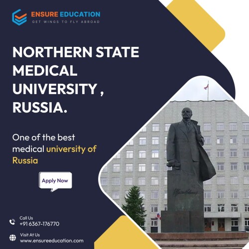Explore opportunities to study medicine at Northern State Medical University in Russia with EnsureEducation. Discover world-class medical education programs, experienced faculty, and modern facilities. Start your journey towards a rewarding medical career with us.

Contact US:
https://www.ensureeducation.com/