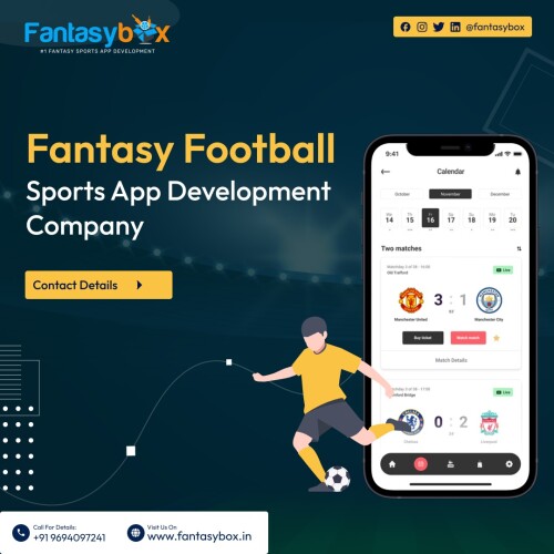 Are you in search of a reliable Fantasy Football App Development Company in India? Your search is here, FantasyBox delivers the best fantasy gaming platforms as per the specific needs and requirements of their clients. FantasyBox  provides multiple fantasy sports services such as cricket, football etc. that offer immersive and unmatched experiences to users. Contact us today. 
https://www.fantasybox.in/fantasy-football-app-development