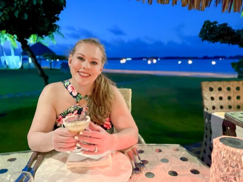 Dinner in Bora Bora