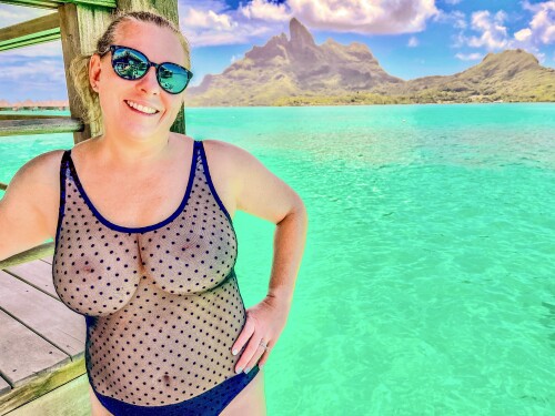 Sheer Boobs Bora Bora