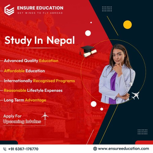 Dreaming of a career in medicine? Look no further than Nepal! Ensure Education helps you navigate the application process for MCI-approved MBBS colleges in Nepal, offering quality education at an affordable cost. Benefit from English-medium instruction, experienced faculty, and a renowned healthcare system. Contact Ensure Education today to begin your medical journey!

Read More:
https://www.ensureeducation.com/study-mbbs/mbbs-in-nepal